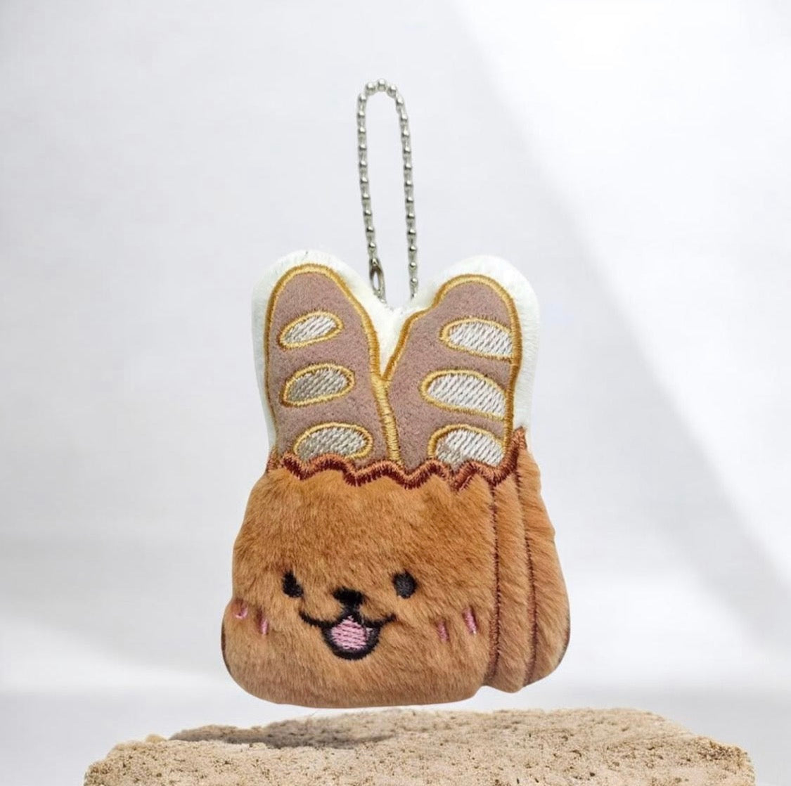 PLUSH BREAN KEYCHAIN