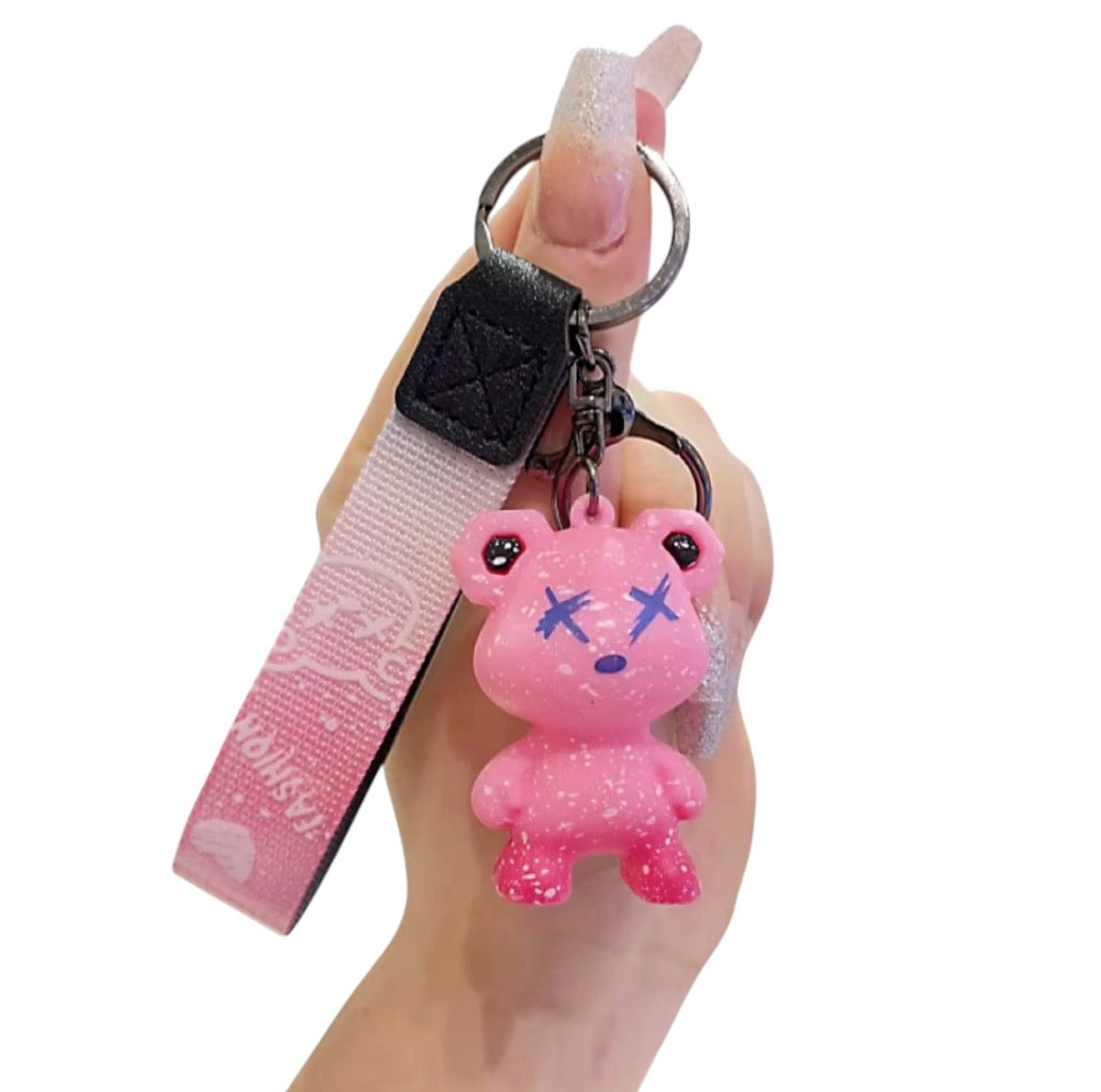 GRAFFITI BEAR KEYCHAIN