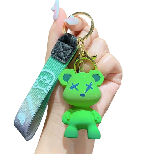 GRAFFITI BEAR KEYCHAIN