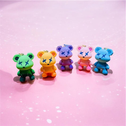 GRAFFITI BEAR KEYCHAIN
