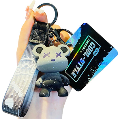 GRAFFITI BEAR KEYCHAIN