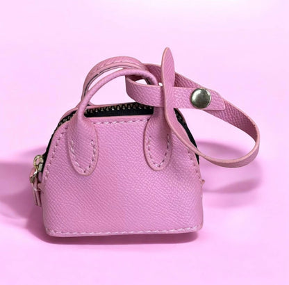 MINI LEATHER HIGH QUALITY LUXURY HANGING COIN PURSE