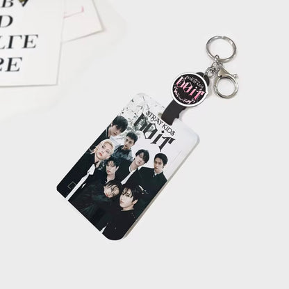 K-POP Stray Kids Acrylic Telescopic Buckle Card
Holder KEYCHAIN
