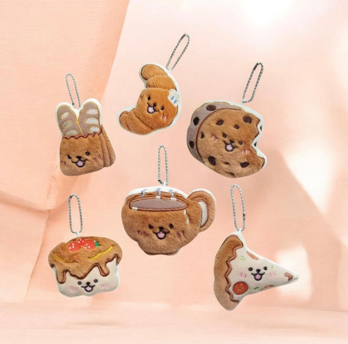 PLUSH BREAN KEYCHAIN