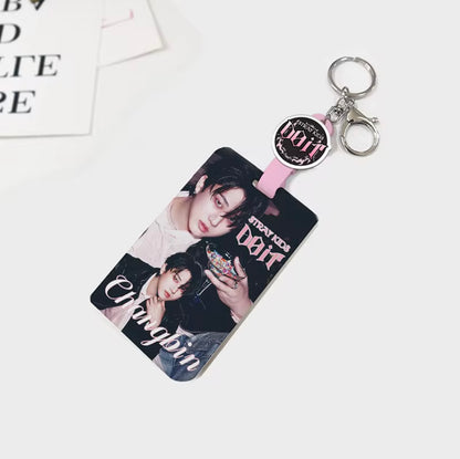 K-POP Stray Kids Acrylic Telescopic Buckle Card
Holder KEYCHAIN