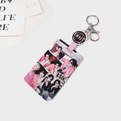 K-POP Stray Kids Acrylic Telescopic Buckle Card
Holder KEYCHAIN
