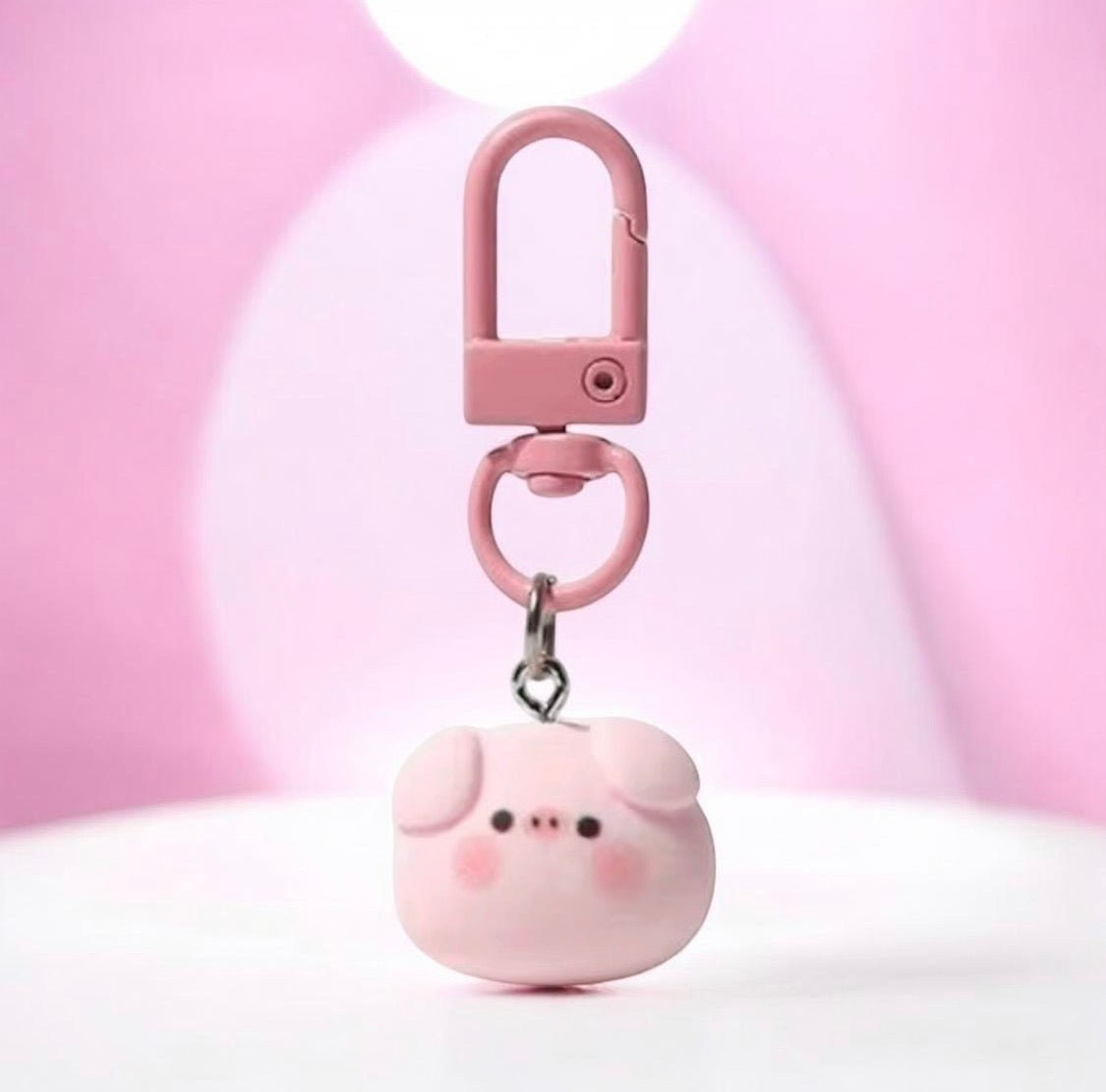 PIG HEAD KEYCHAIN