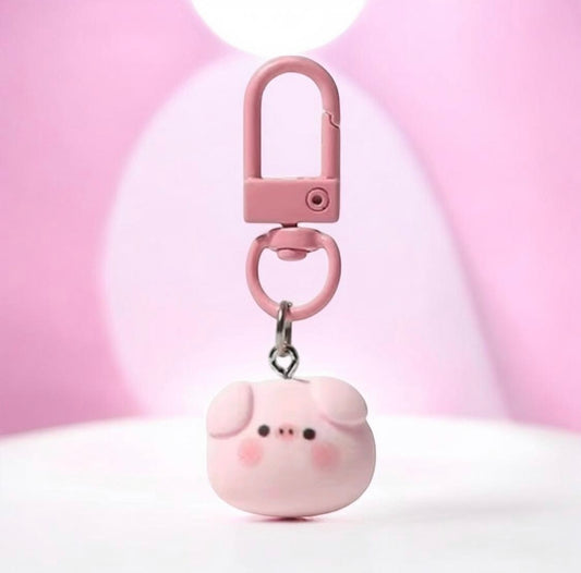 PIG HEAD KEYCHAIN