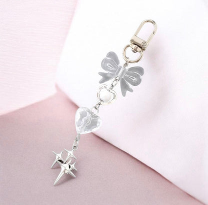 HEART BOW KEYCHAIN