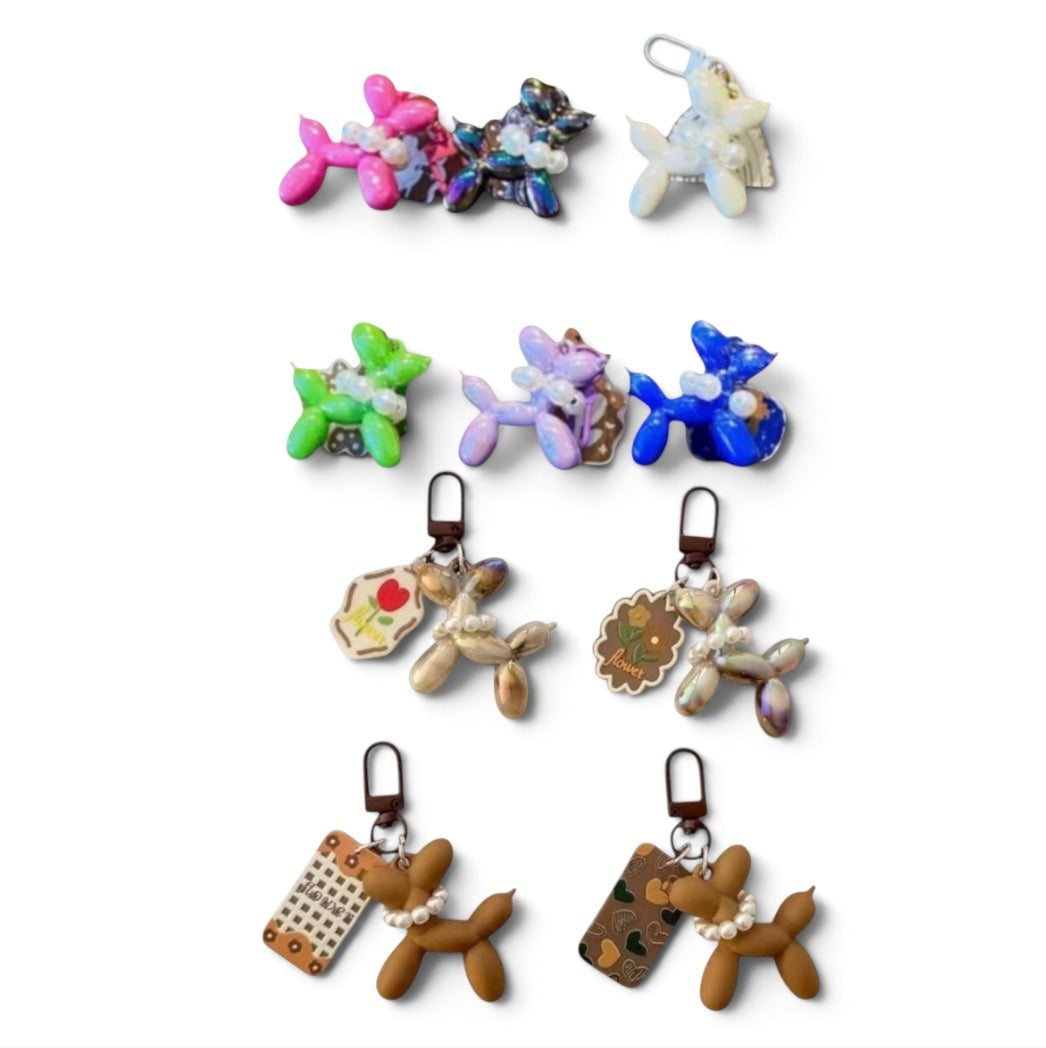 LASER DOG BALLON KEYCHAIN