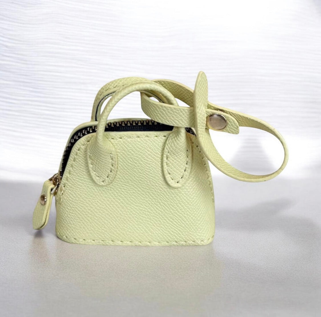 MINI LEATHER HIGH QUALITY LUXURY HANGING COIN PURSE