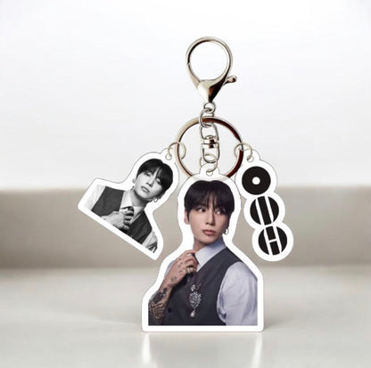 K-POP BANGTAN BOYS 3PCS KEYCHAIN