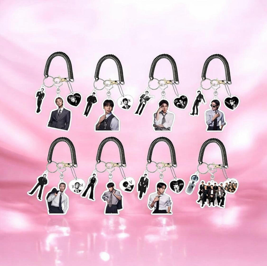 K-POP BT GROUP KEYCHAIN