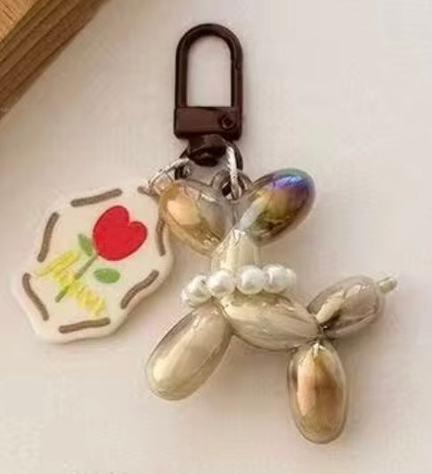 LASER DOG BALLON KEYCHAIN