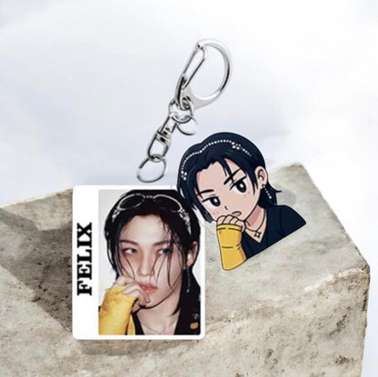 K-POP STRAY KID KEYCHAIN