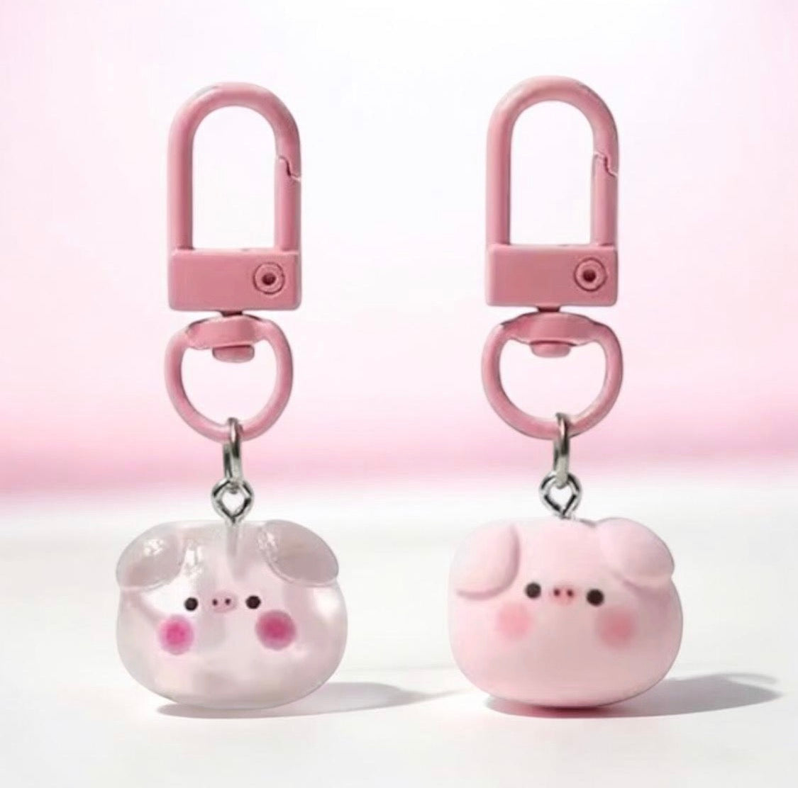 PIG HEAD KEYCHAIN