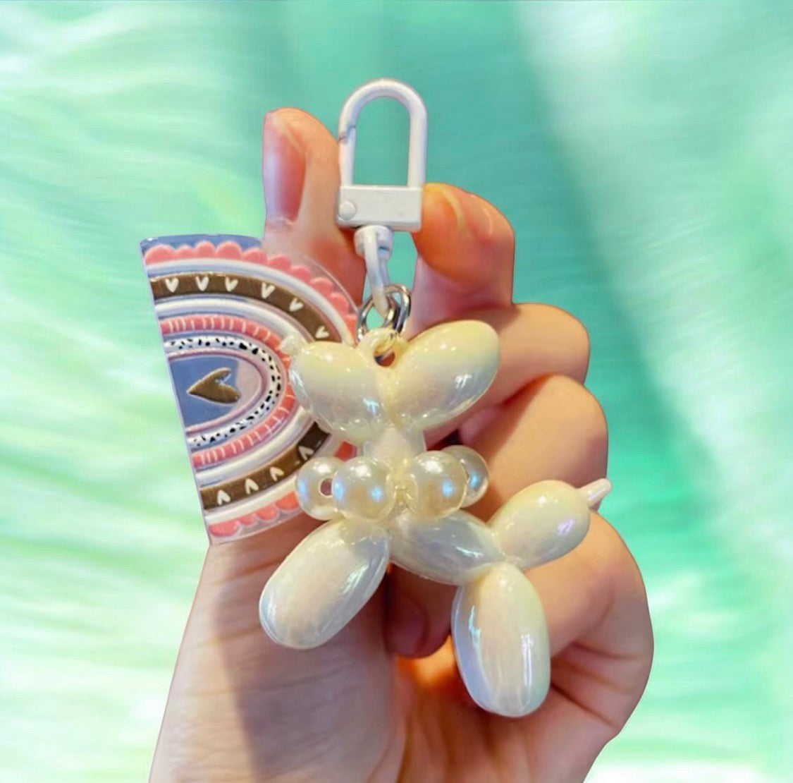 LASER BALLON DOG KEYCHAIN
