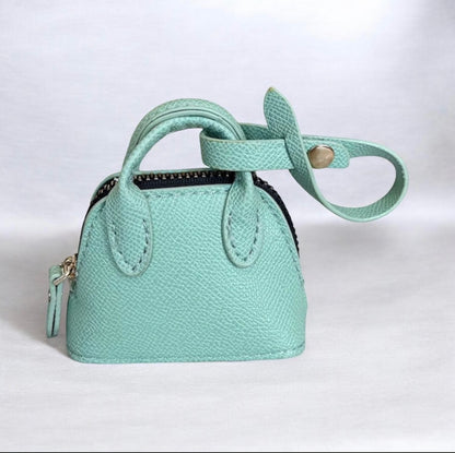 MINI LEATHER HIGH QUALITY LUXURY HANGING COIN PURSE