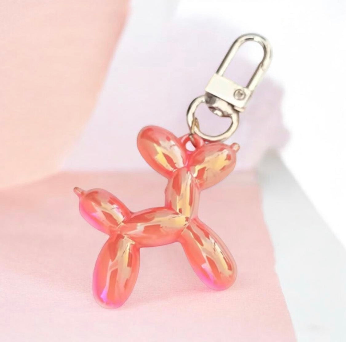 LASER BALLON DOG KEYCHAIN
