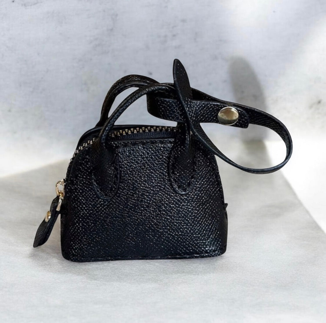 MINI LEATHER HIGH QUALITY LUXURY HANGING COIN PURSE