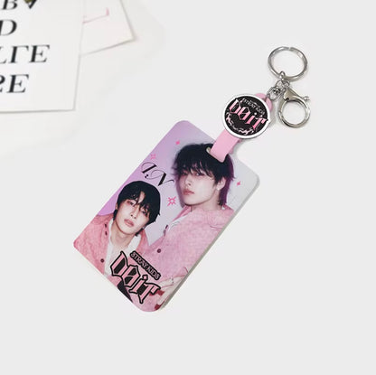 K-POP Stray Kids Acrylic Telescopic Buckle Card
Holder KEYCHAIN