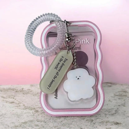 PHOTO CARD HOLDER ACRYLIC KEYCHAIN