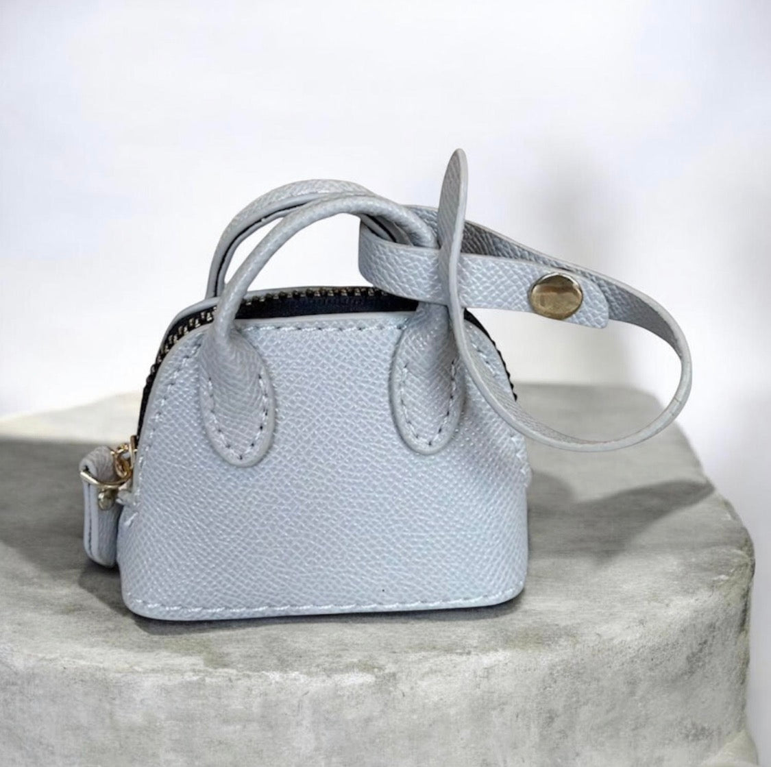 MINI LEATHER HIGH QUALITY LUXURY HANGING COIN PURSE