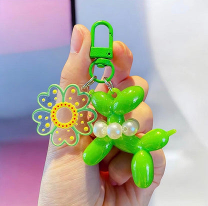LASER BALLON DOG KEYCHAIN
