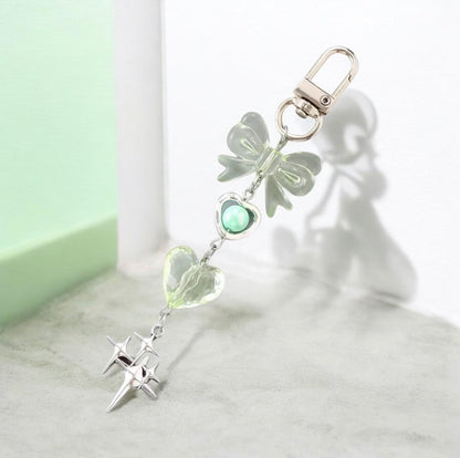 HEART BOW KEYCHAIN