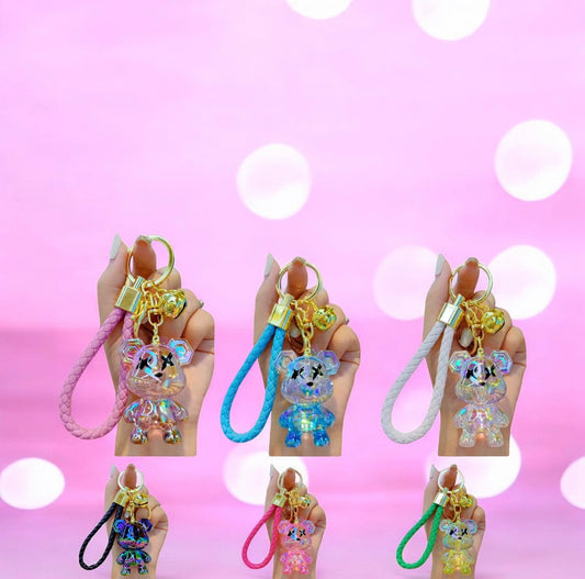 CRYSTAL BEAR KEYCHAIN
