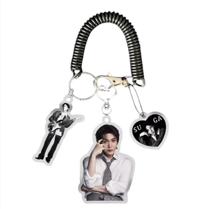 K-POP BT GROUP KEYCHAIN