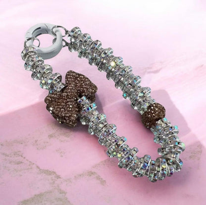 DIAMOND BOWKNOT KEYCHAIN