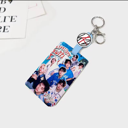 K-POP Stray Kids Acrylic Telescopic Buckle Card
Holder KEYCHAIN