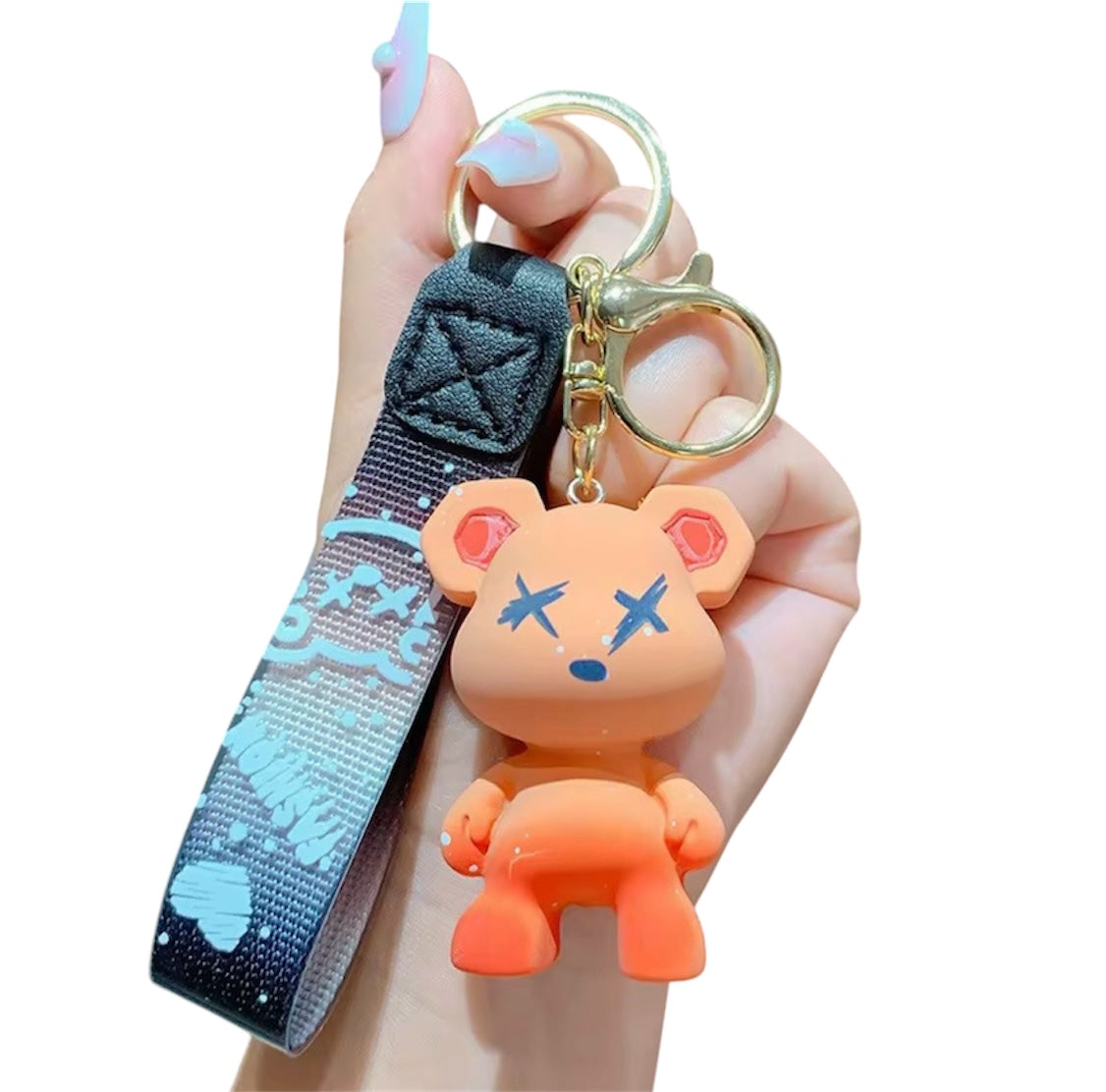 GRAFFITI BEAR KEYCHAIN