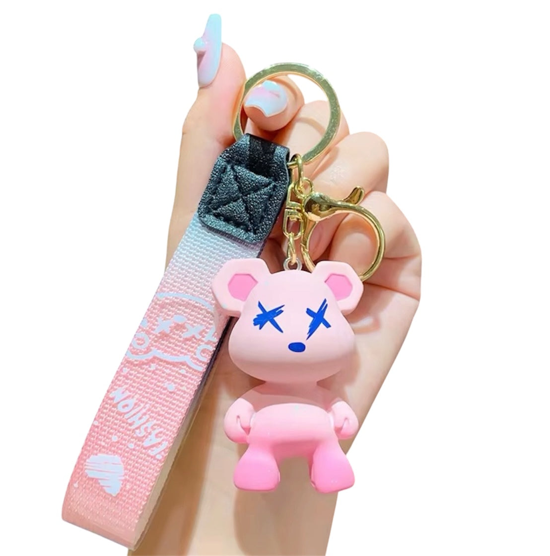 GRAFFITI BEAR KEYCHAIN
