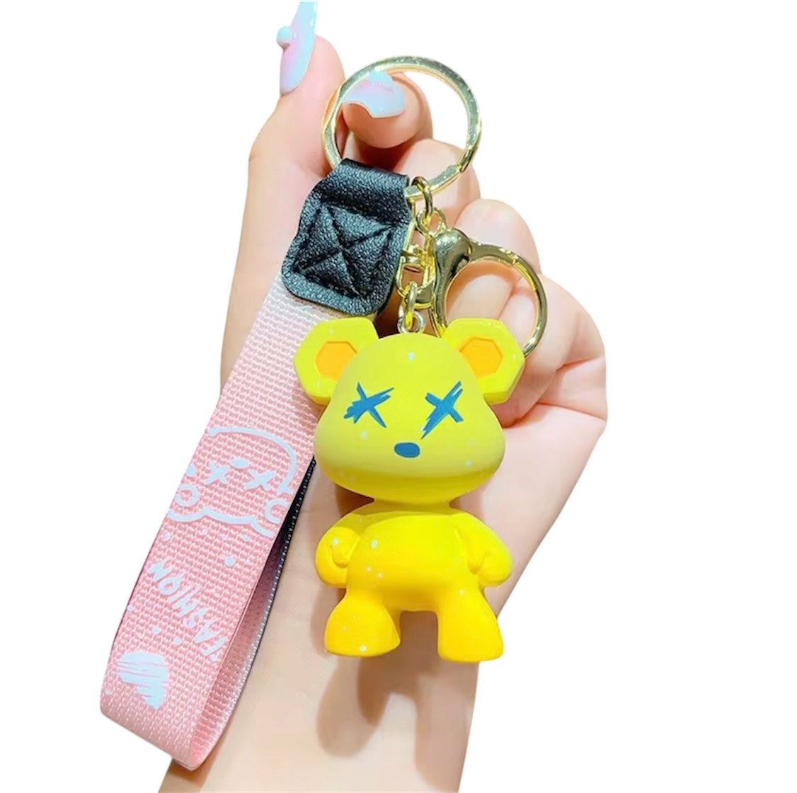 GRAFFITI BEAR KEYCHAIN
