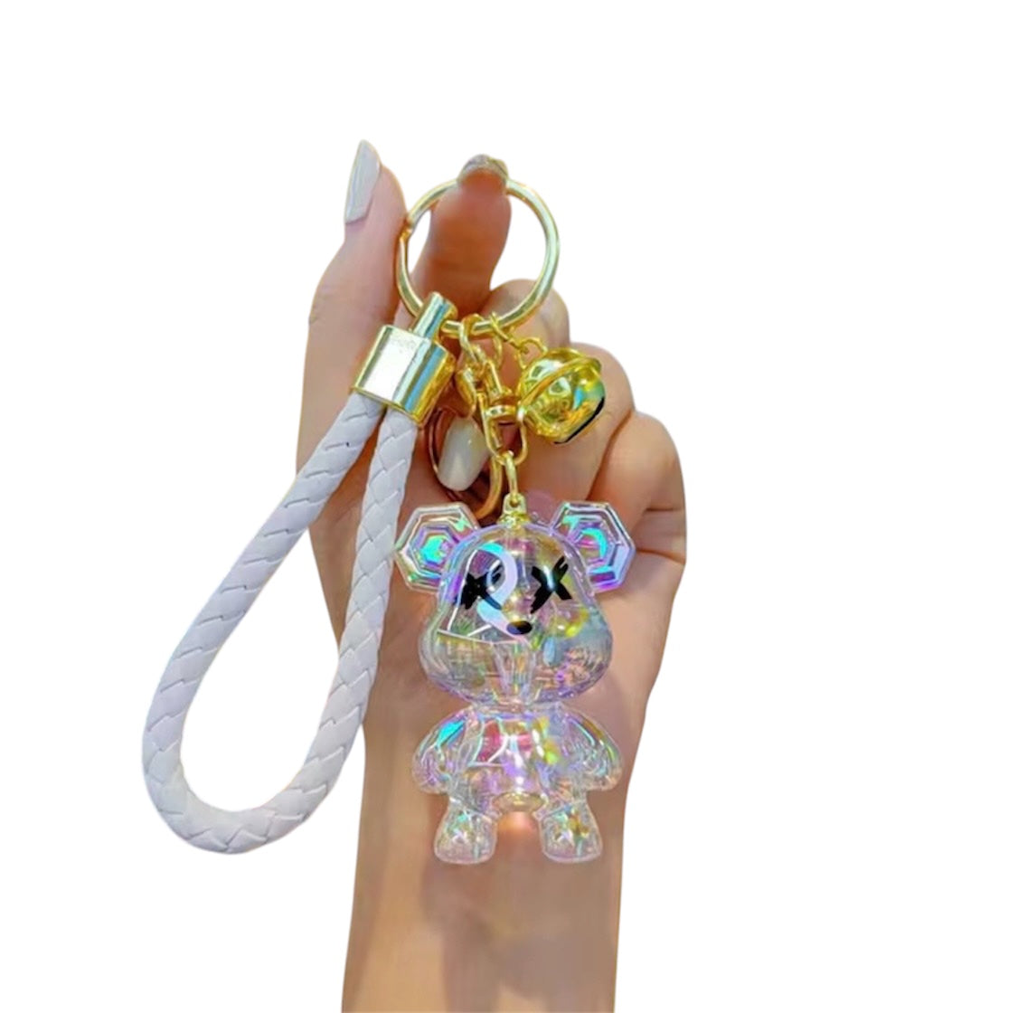 CRYSTAL BEAR KEYCHAIN