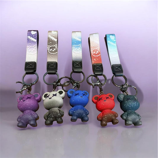 GRAFFITI BEAR KEYCHAIN