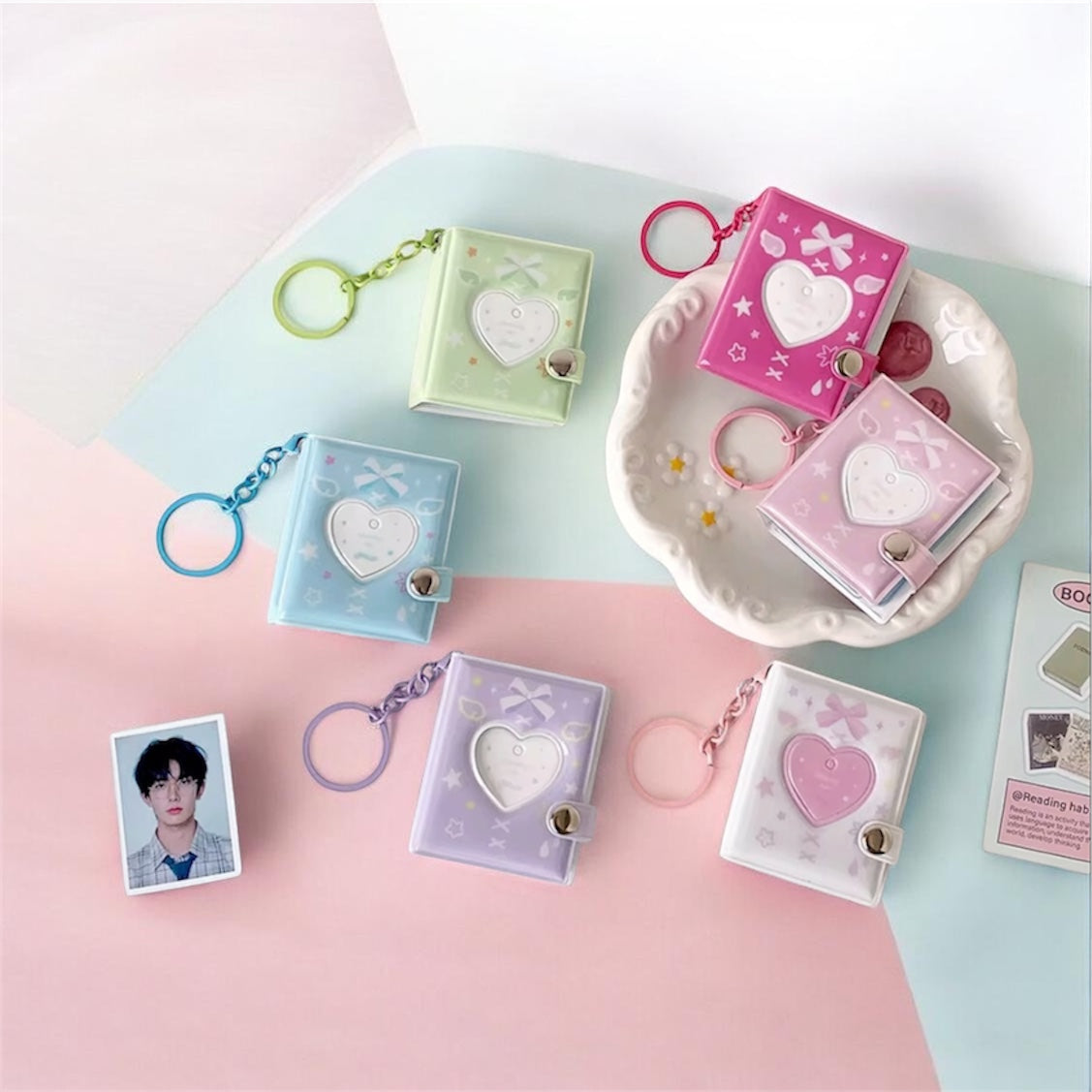 MINI PHOTO ALBUM KEYCHAIN