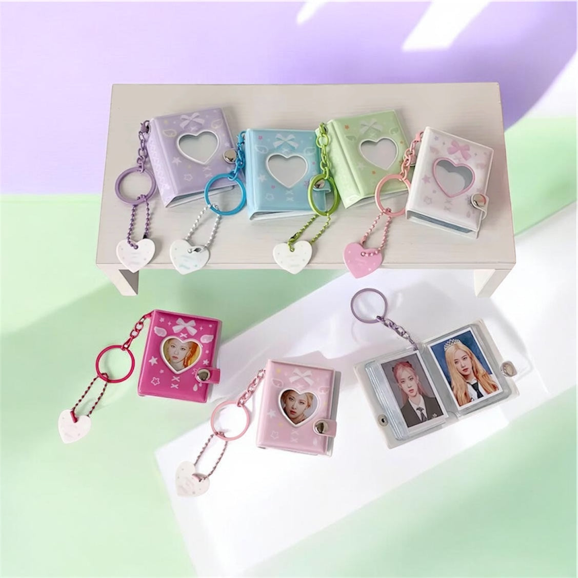 MINI PHOTO ALBUM KEYCHAIN