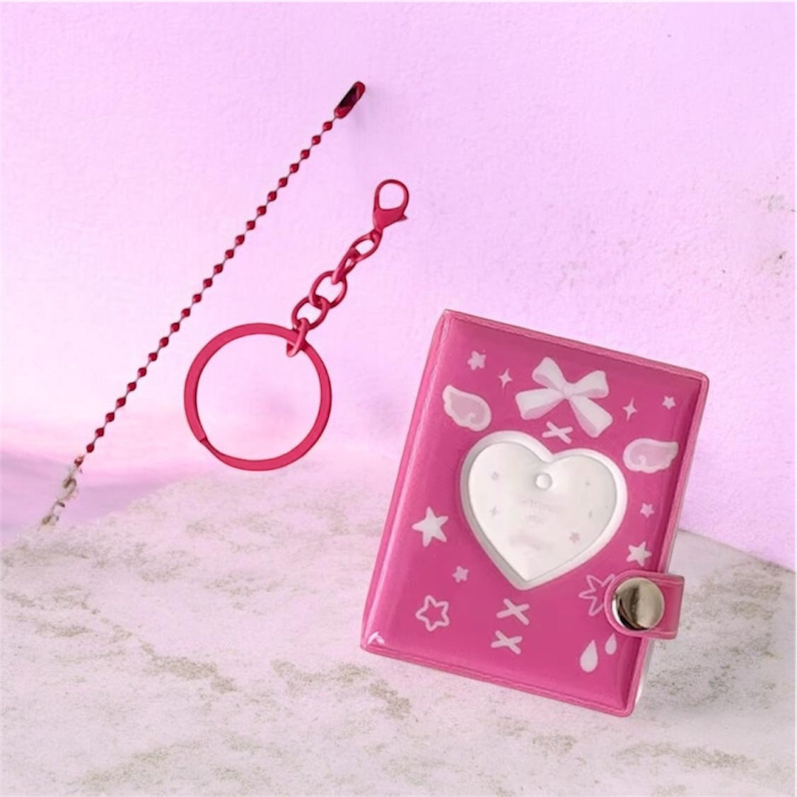 MINI PHOTO ALBUM KEYCHAIN