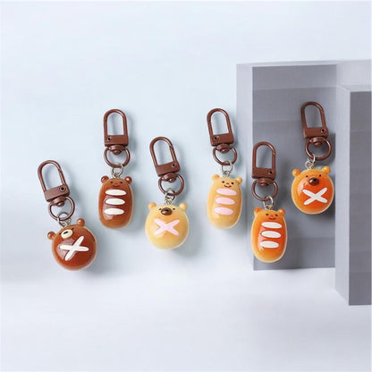 BEAR BREAD KEYCHAIN