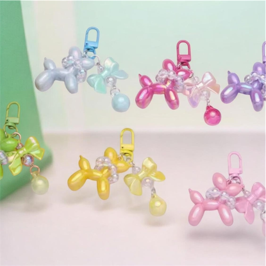 3D MINI DOG BALLOON KEYCHAIN