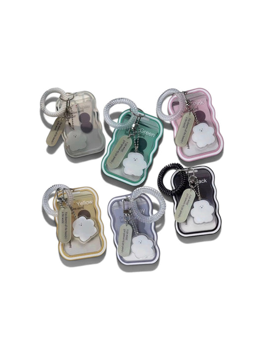 PHOTO CARD HOLDER ACRYLIC KEYCHAIN