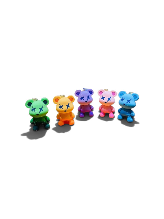 GRAFFITI BEAR KEYCHAIN