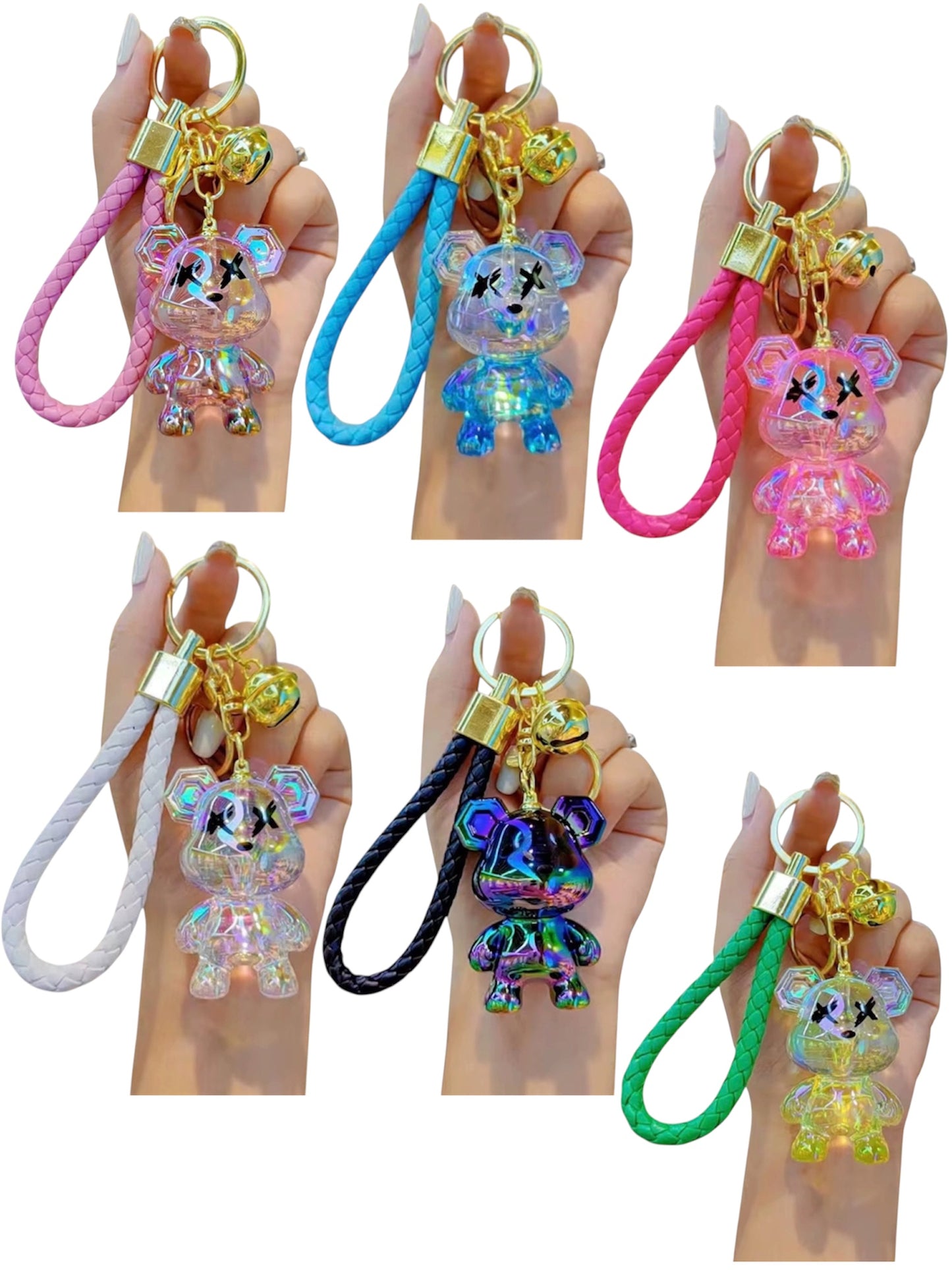 CRYSTAL BEAR KEYCHAIN