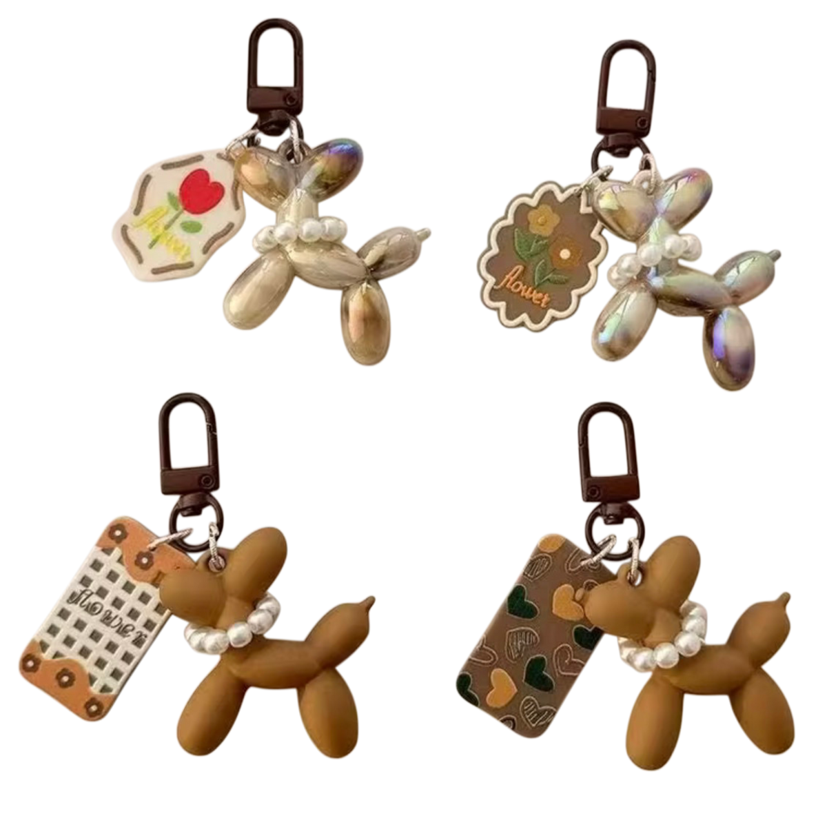 LASER DOG BALLON KEYCHAIN